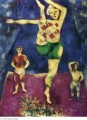 Trois Acrobates contemporain Marc Chagall
